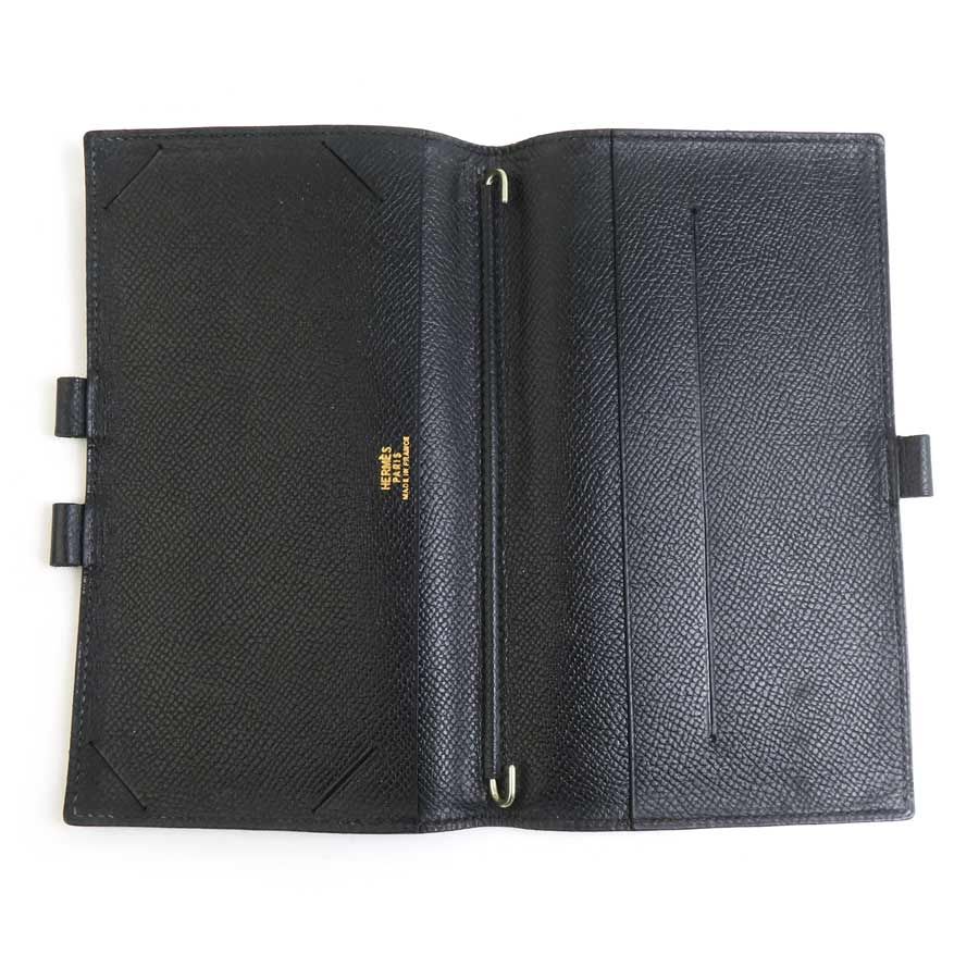 Hermes Notebook Cover Leather Black — view 3