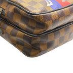 Louis Vuitton Damier Chapman Amazon Shoulder Bag Zebra Leather — view 3