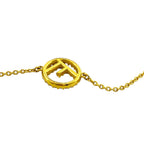 Fendi Is Bracelet Crystal Rhinestone Metal Gold — view 8