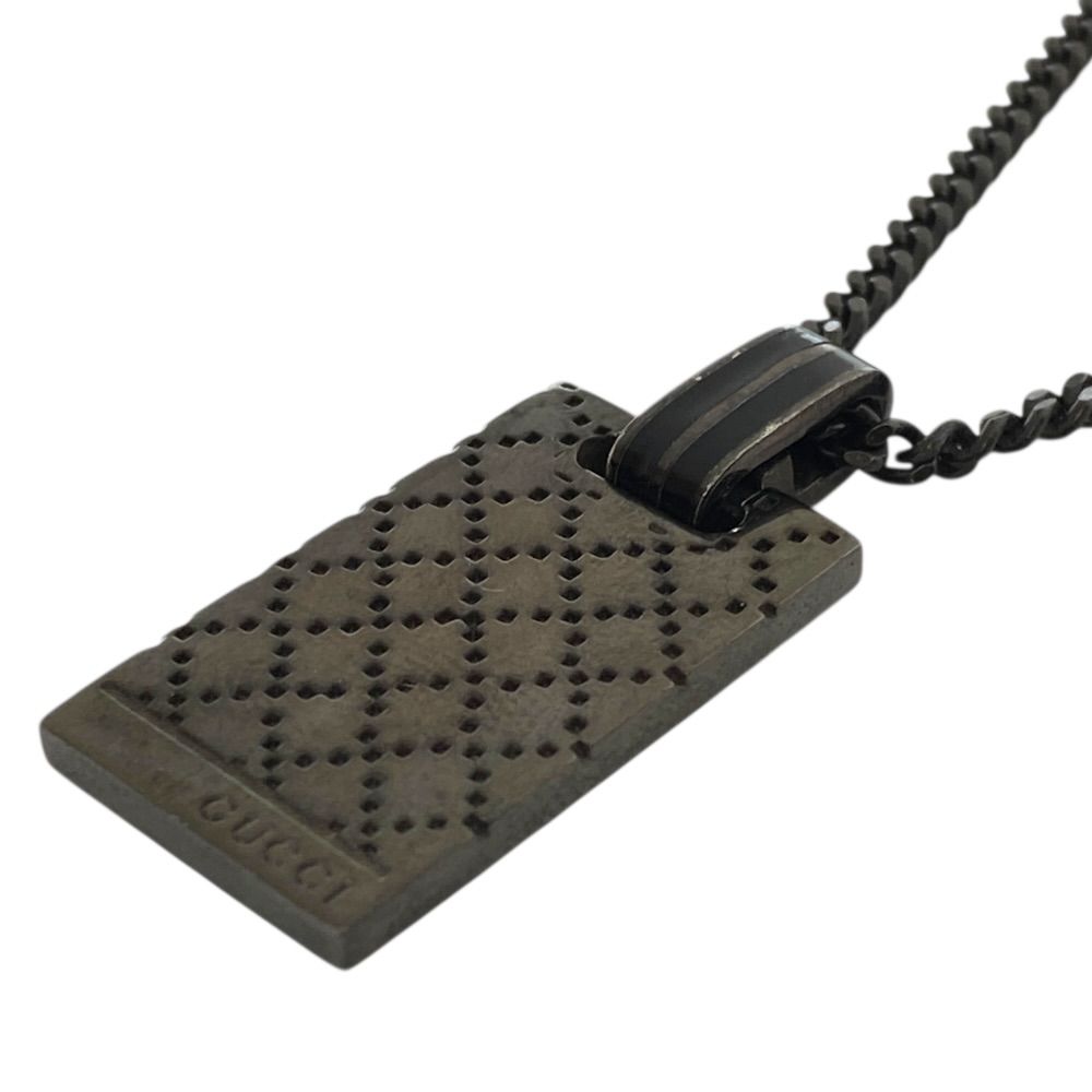 Gucci Diamante Diamantissima Necklace Pendant Square Plate Logo — view 4