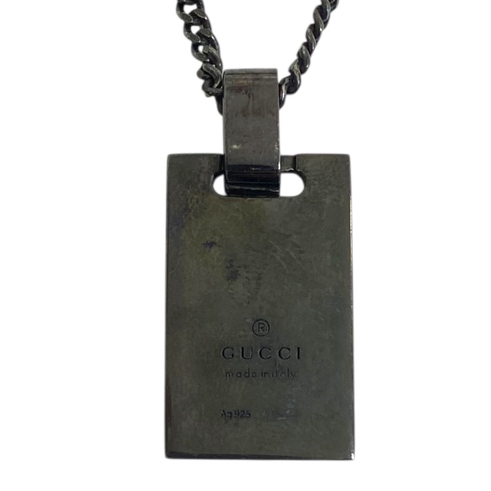 Gucci Diamante Diamantissima Necklace Pendant Square Plate Logo — view 2