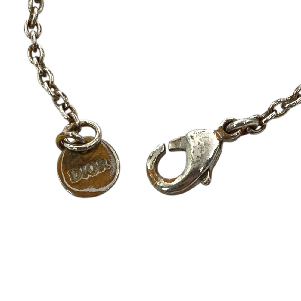 Dior Clair de Lune Bracelet CD Logo Rhinestone Silver — view 5