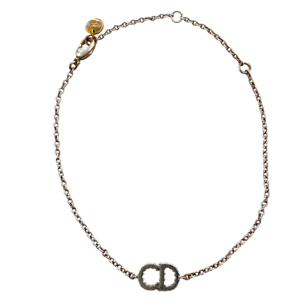 Dior Clair de Lune Bracelet CD Logo Rhinestone Silver — view 2