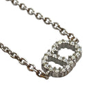 Dior Clair de Lune Bracelet CD Logo Rhinestone Silver — view 3