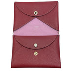 Hermes Calvi Duo Epsom Coin Purse Card Case — view 5
