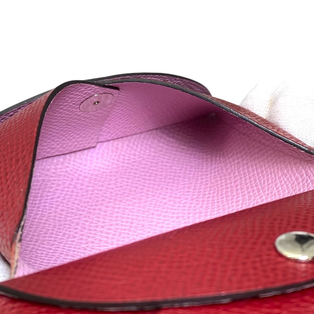 Hermes Calvi Duo Epsom Coin Purse Card Case — view 9