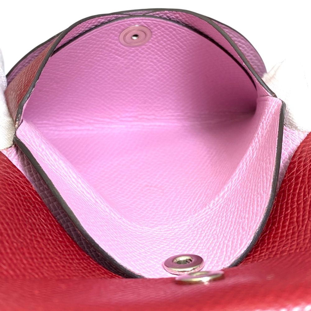 Hermes Calvi Duo Epsom Coin Purse Card Case — view 8