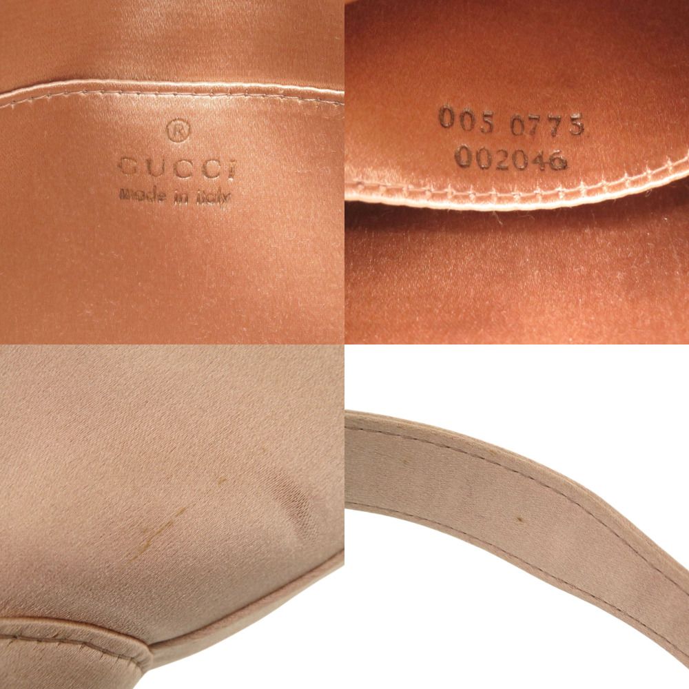 Gucci Vintage Jackie 005 Satin Pink Handbag — view 8