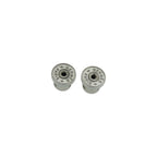 Hermes Medulgaine Metal Leather Mauveper Earrings — view 6
