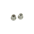 Hermes Medulgaine Metal Leather Mauveper Earrings — view 5