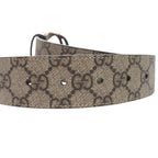 Gucci GG Buckle Belt Leather Beige — view 5