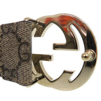 Gucci GG Buckle Belt Leather Beige — view 3