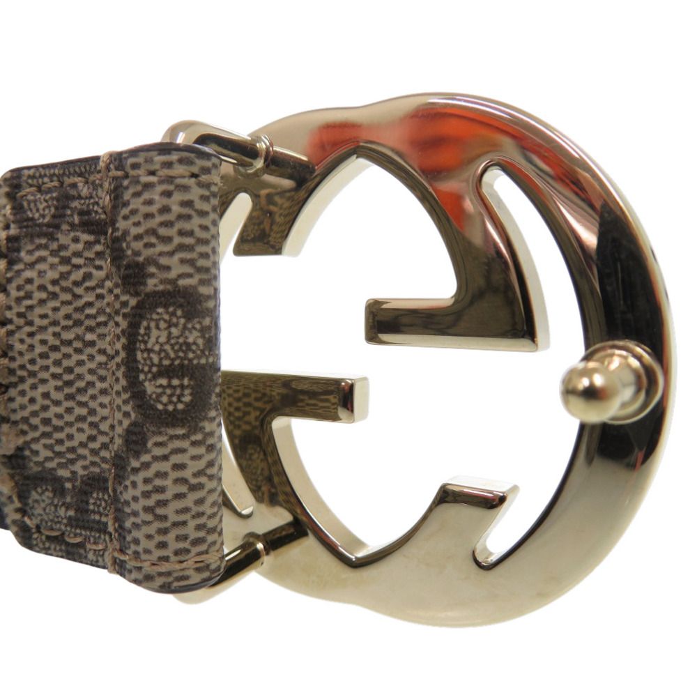 Gucci GG Buckle Belt Leather Beige — view 3