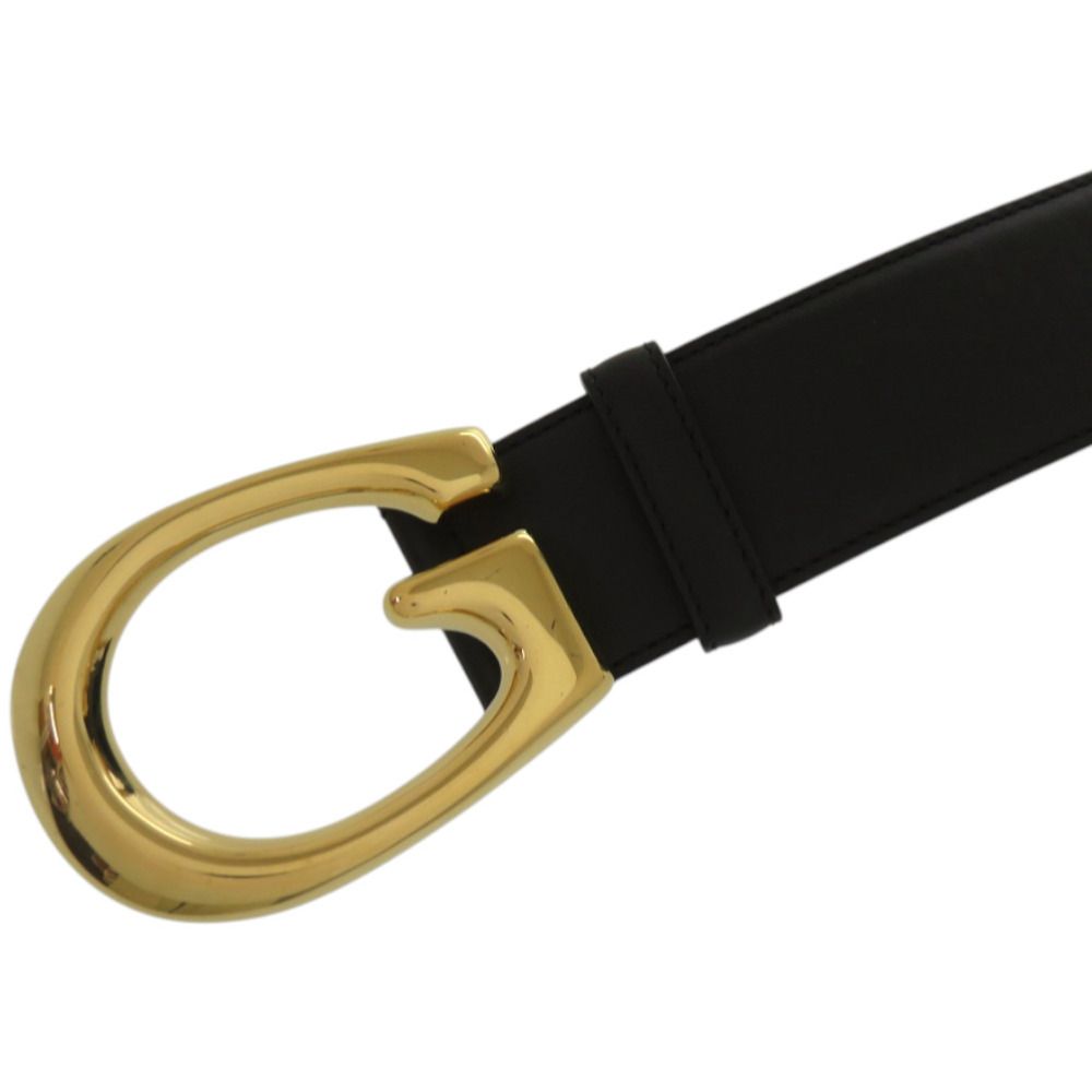 Gucci Buckle Leather Metal Black Belt — view 8