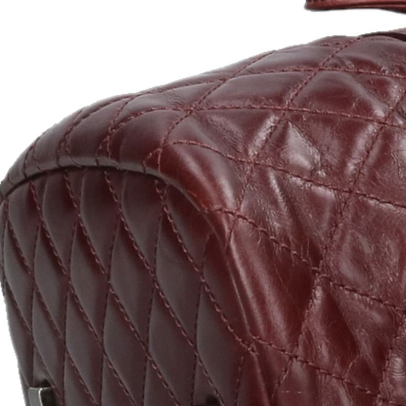 Chanel Quilted Cowskin Chain Backpack — view 4