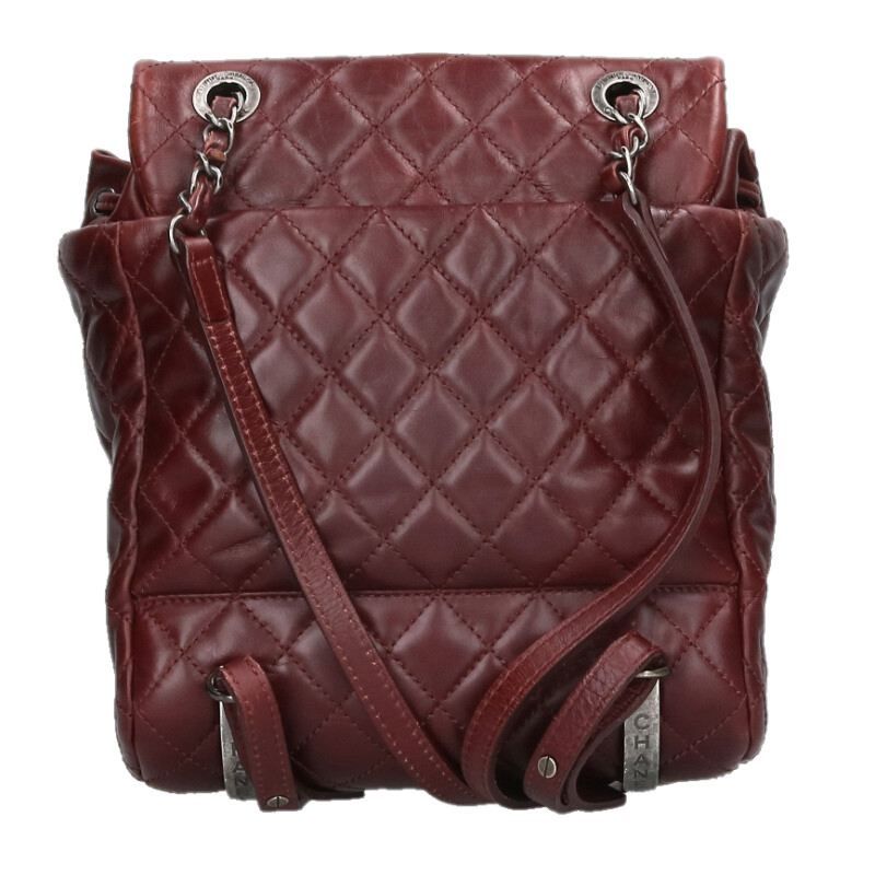 Chanel Quilted Cowskin Chain Backpack — view 2