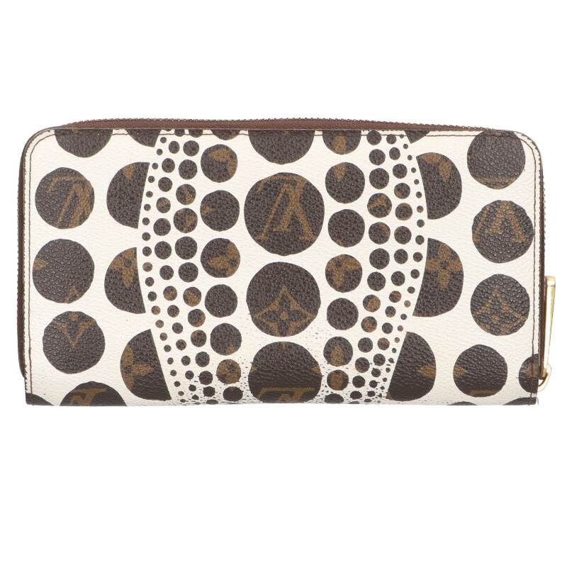 Louis Vuitton Yayoi Kusama Zippy Wallet Monogram Pumpkin Dot Bronze — view 2