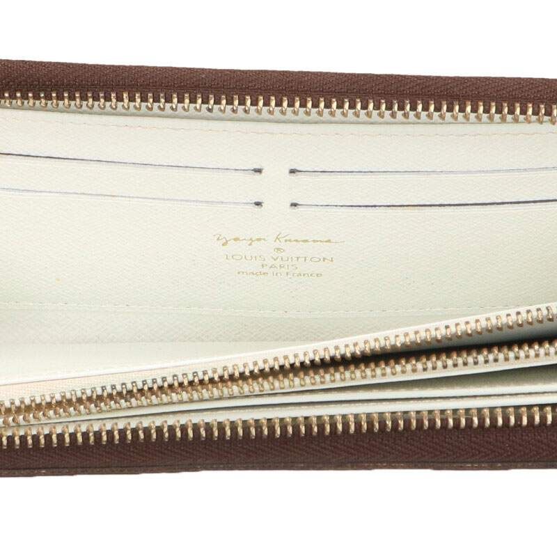 Louis Vuitton Yayoi Kusama Zippy Wallet Monogram Pumpkin Dot Bronze — view 4