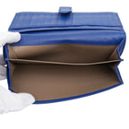 Bottega Veneta Intrecciato Long Wallet Blue Leather — view 7