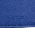 Bottega Veneta Intrecciato Long Wallet Blue Leather — view 9