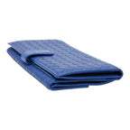 Bottega Veneta Intrecciato Long Wallet Blue Leather — view 5