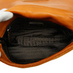 Prada One Shoulder Bag Brown Wool Haraco — view 8