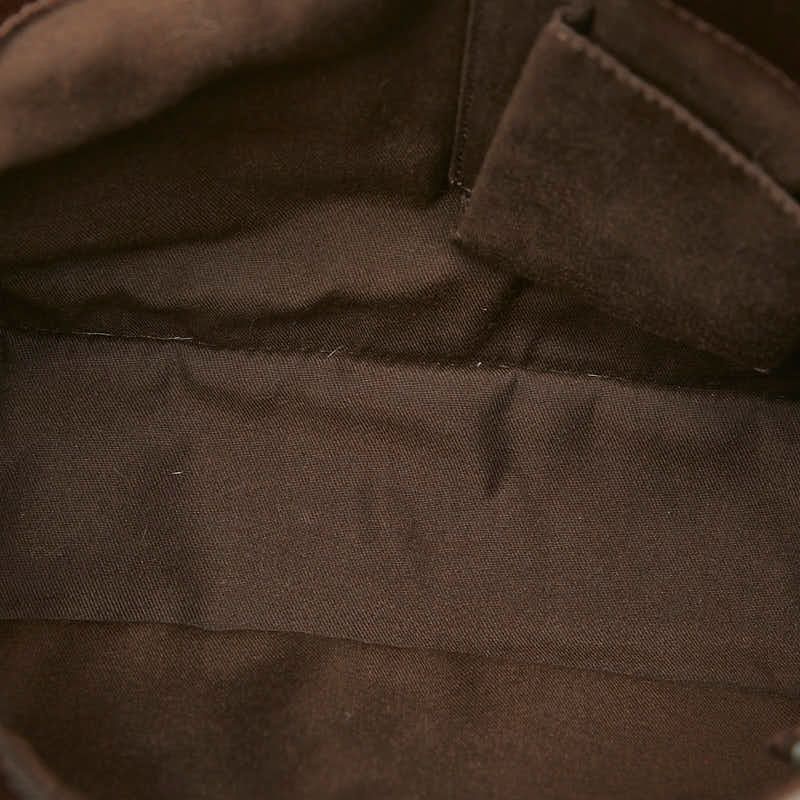 Gucci GG Canvas Crossbody Shoulder Bag Beige Brown — view 8