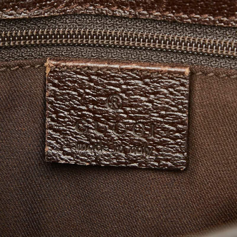 Gucci GG Canvas Crossbody Shoulder Bag Beige Brown — view 9