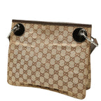 Gucci GG Canvas Crossbody Shoulder Bag Beige Brown — view 2
