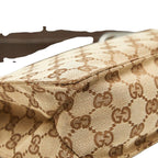 Gucci GG Canvas Crossbody Shoulder Bag Beige Brown — view 7