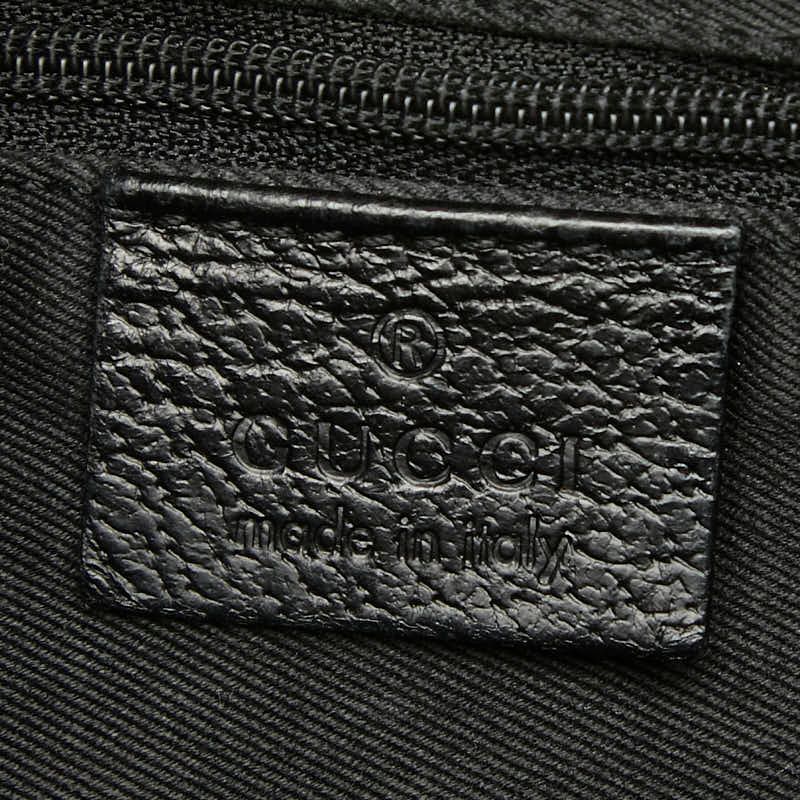 Gucci GG Canvas Crossbody Shoulder Bag Black — view 7
