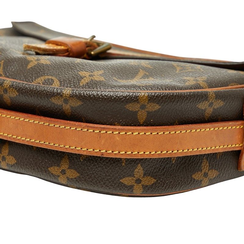 Louis Vuitton Monogram Jeune Fille MM Crossbody Shoulder Bag Brown — view 5