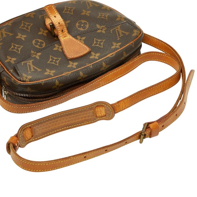 Louis Vuitton Monogram Jeune Fille MM Crossbody Shoulder Bag Brown — view 4