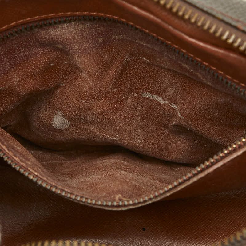 Louis Vuitton Monogram Jeune Fille MM Crossbody Shoulder Bag Brown — view 7