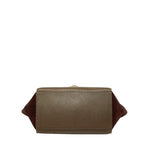 Celine Trapeze 2-Way Shoulder Bag Brown Black Leather — view 3