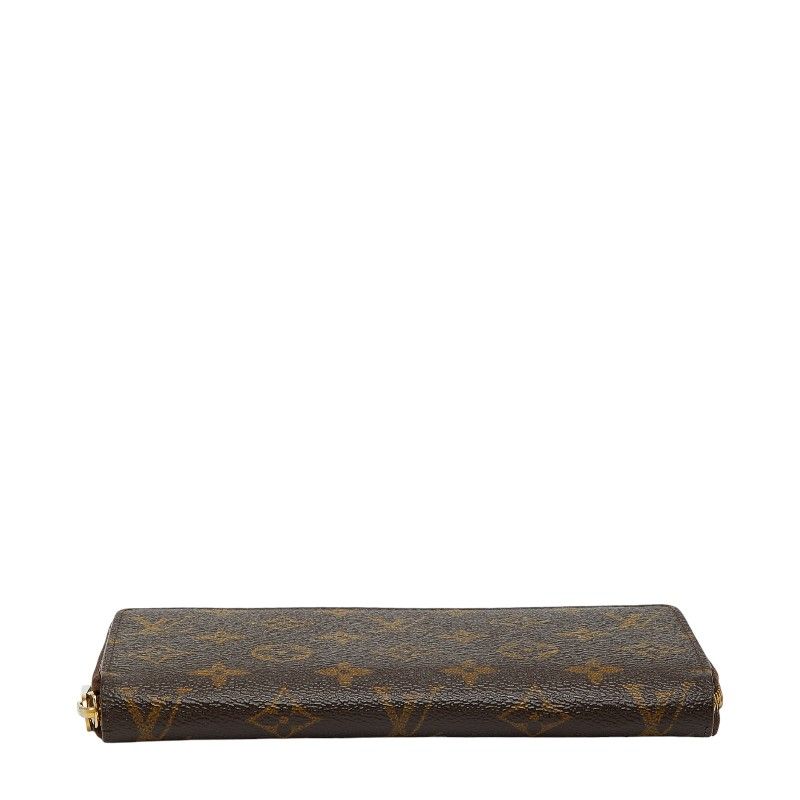 Louis Vuitton Monogram Zippy Long Wallet Zip Around Brown — view 3