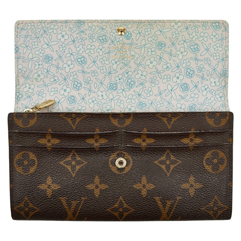 Louis Vuitton Monogram Fleuri Portefeuille Sarah Rose — view 7