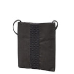 Hermes Her Line Crossbody Shoulder Bag Pochette Gray Black Canvas — view 2