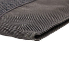 Hermes Her Line Crossbody Shoulder Bag Pochette Gray Black Canvas — view 5