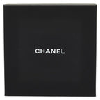 Chanel CC Logo Headband Hair Black White Silk — view 6