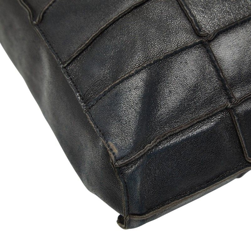 Chanel Choco Bar Black Leather — view 5