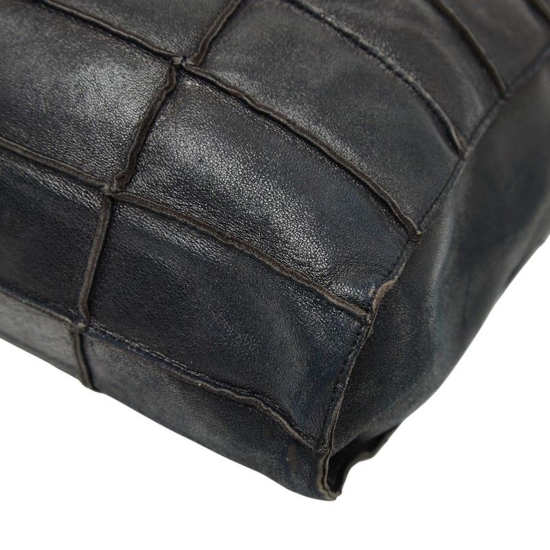 Chanel Choco Bar Black Leather — view 4