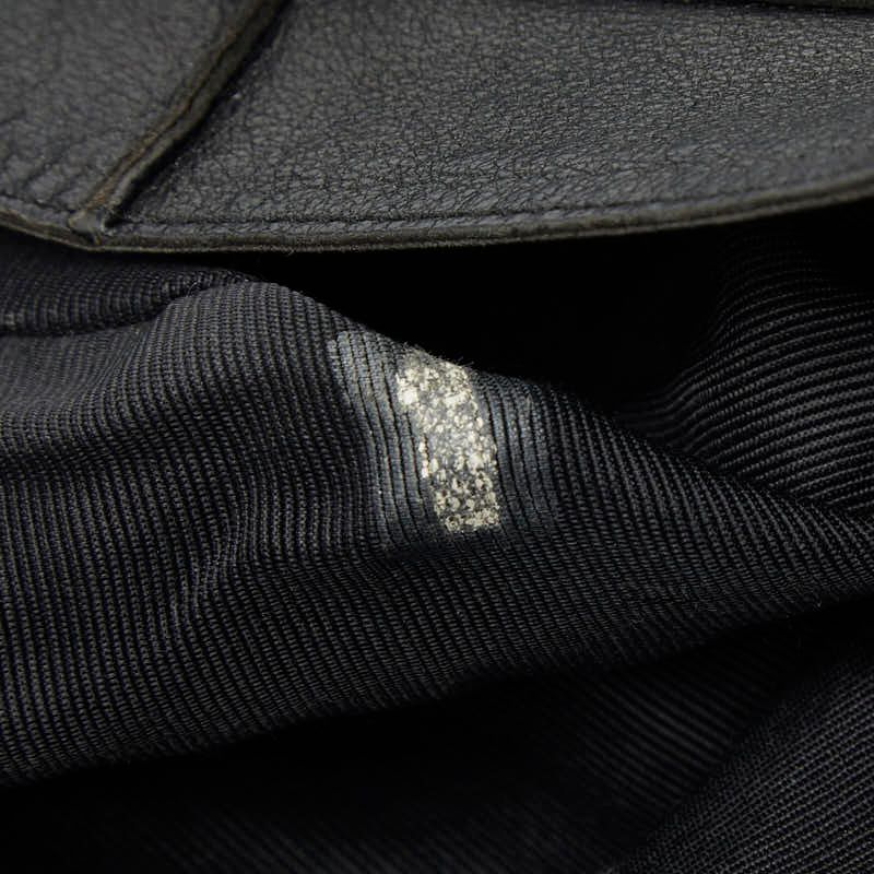 Chanel Choco Bar Black Leather — view 8