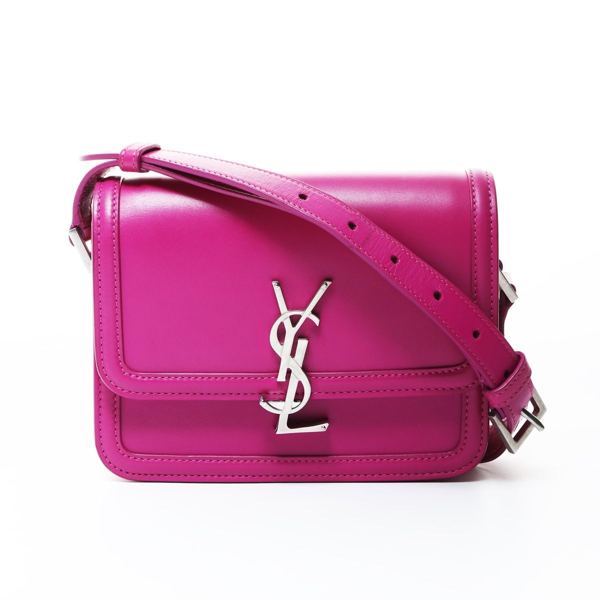 Saint Laurent Yves Shoulder Bag Solferino Small Satchel — view 2
