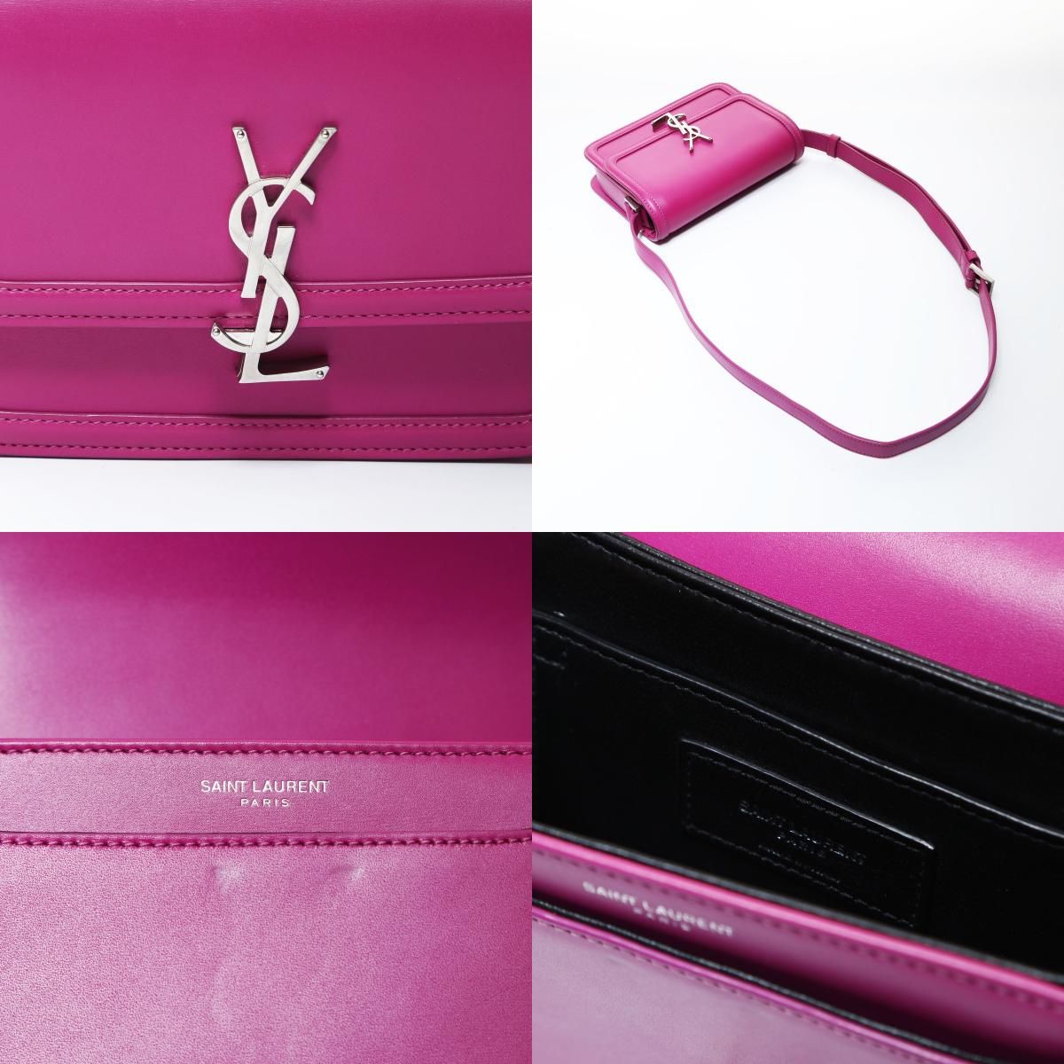 Saint Laurent Yves Shoulder Bag Solferino Small Satchel — view 9