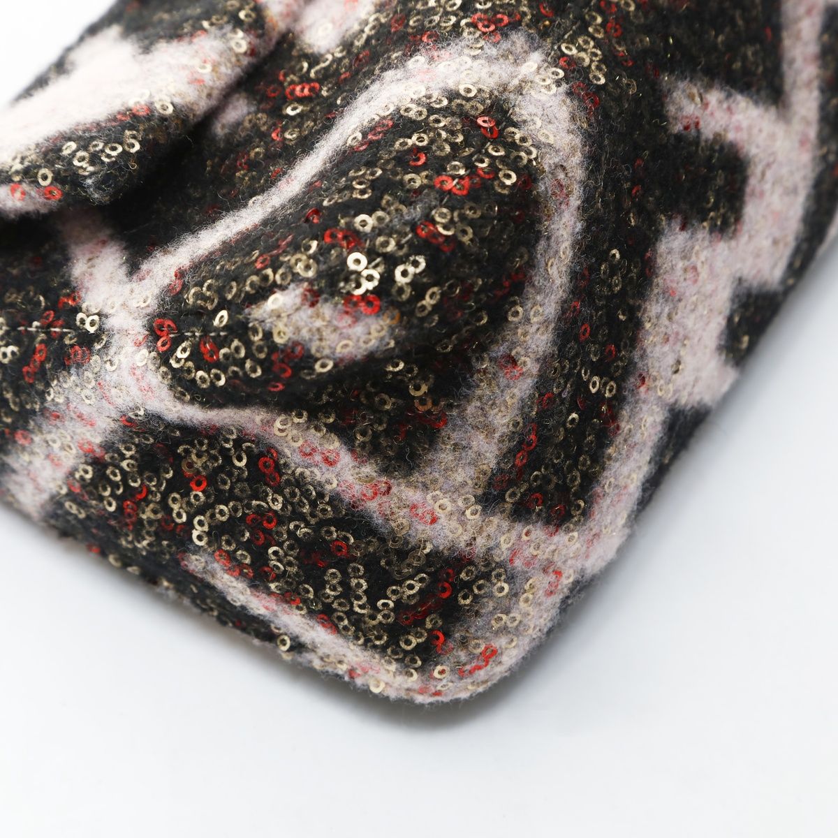 Fendi Shoulder Bag Pink Mini Mamma Wool — view 6