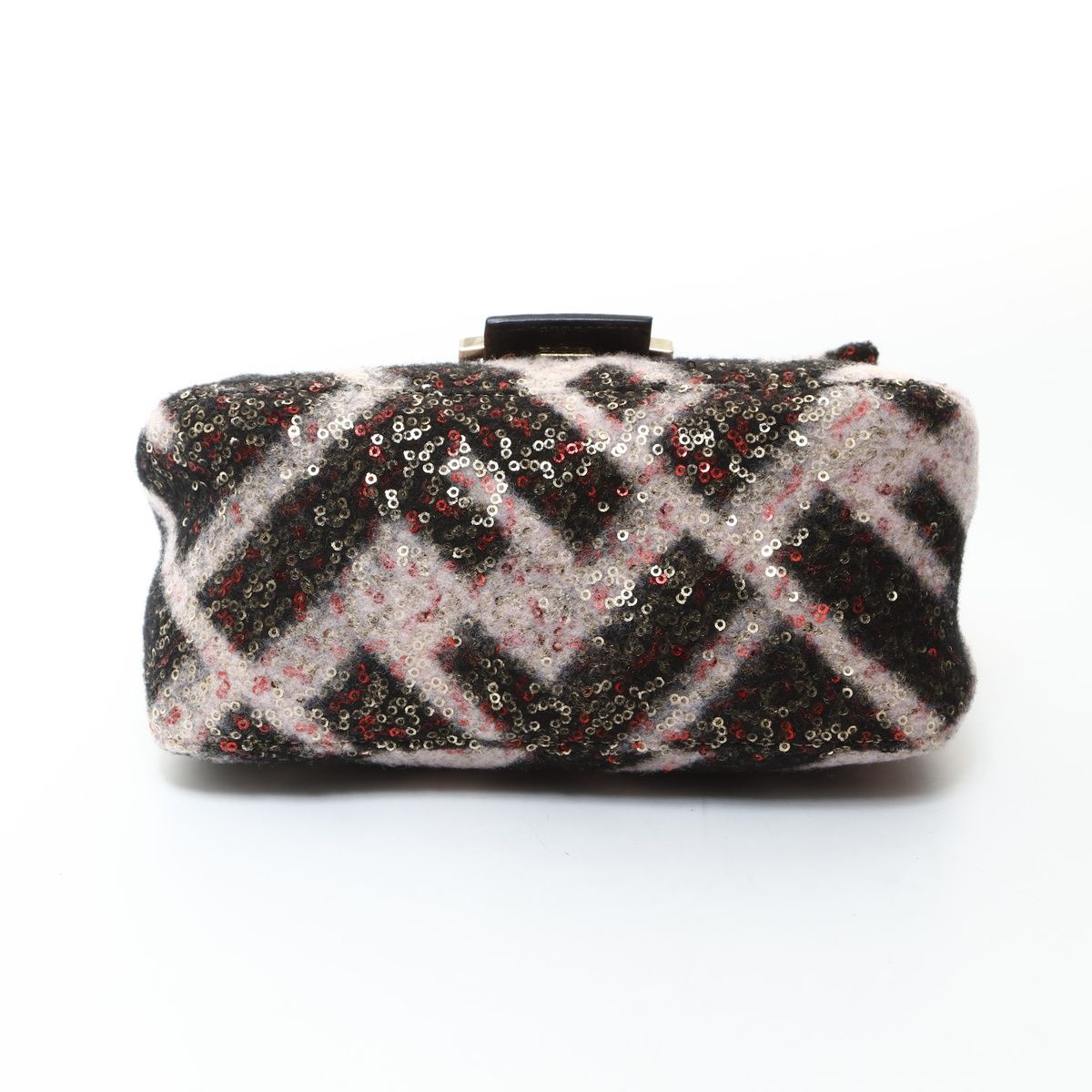 Fendi Shoulder Bag Pink Mini Mamma Wool — view 8