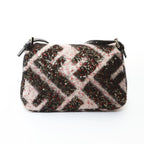Fendi Shoulder Bag Pink Mini Mamma Wool — view 3