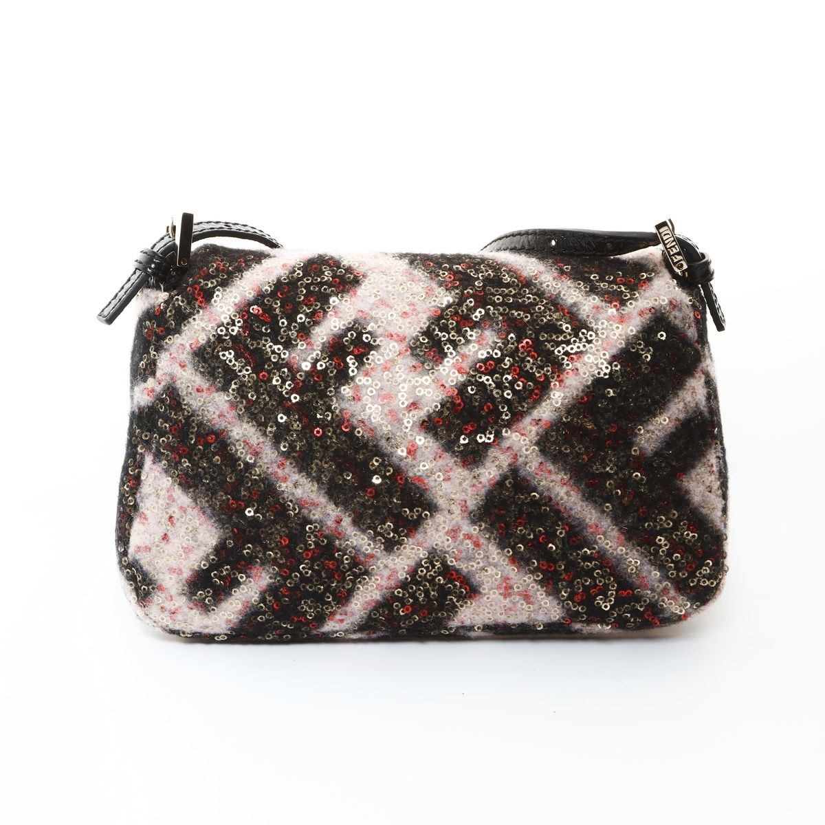 Fendi Shoulder Bag Pink Mini Mamma Wool — view 3