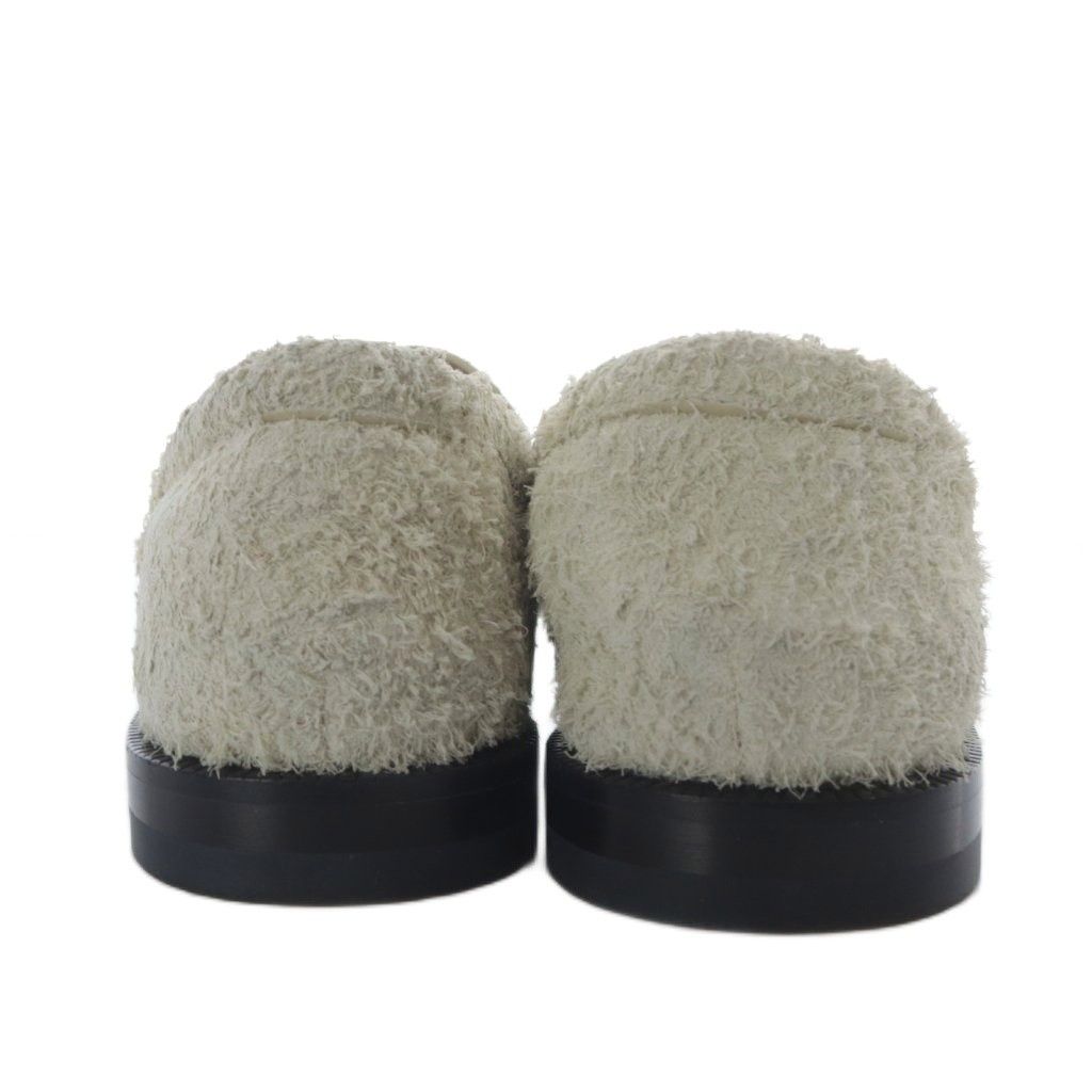 Loewe Campo Loafers Slip on Brushed Suede 37 Ivory Yo3 — view 3
